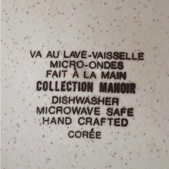 French stoneware Va Au Lave- Vaiselle fishing village Set of 4 - handmade. - Picture 14 of 14